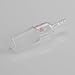 StonyLab Glass Straight Inlet Adapter With 24/40 Male Glass Joint and 10mm Hose Connection Lab Glassware