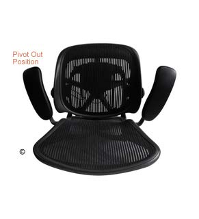 Herman Miller Classic Aeron Chair - Size B, Posture Fit (Certified Refurbished) - Thumbnail 6