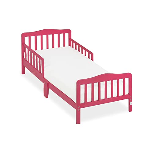 Dream On Me, Classic Design Toddler Bed in Fuchsia Pink, Greenguard