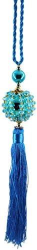 Car Rear Mirror Hanging Decoration CD002 Auto Vehicle Accessories Room Ornament Glass Decoration - Light Blue
