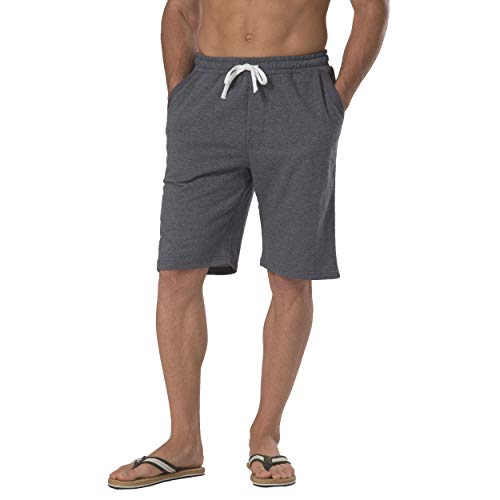 VANCOOG Men's Casual Sport Shorts, Loose Fit and Elastic Waist Workout