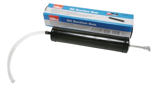 Hilka 84801400 - Pistola di aspirazione dell'olio 500cc procraft