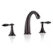FREUER Sorgente Collection: Classic Widespread Bathroom Sink Faucet, Oil Rubbed Bronze