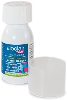 Aloclair Plus 60ml Mouthwash Mouth Ulcer Treatment by Aloclair PLUS Mouthwash 60ml