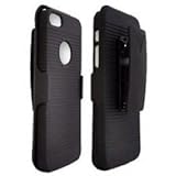 ZuZo Shell Holster Combo Case for Apple iPhone 5C with Kick-Stand & Belt Clip (At&t, Verizon, T-Mobile & Sprint) (Black iPhone 5C)