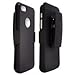 ZuZo Shell Holster Combo Case for Apple iPhone 5C with Kick-Stand & Belt Clip (At&t, Verizon, T-Mobile & Sprint) (Black iPhone 5C)