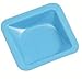 Heathrow Scientific HS1421B Standard Weighing Boat, Polystyrene, Medium, 85 mm L x 85 mm W x 24 mm D, Blue (Pack of 500)