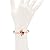 Romantic Time Angel's Crown Multi-color Stone Studded 18k Rose Gold Plated Princess Bangle Bracelet
