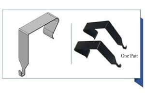 Modtek High Strength Office Cubicle Whiteboard Hanger-Narrow Hook! (2 Pair)