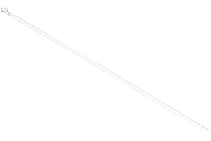 UXcell Blind Wand Replacement with Hook, 1pcs 24" Long Plastic Blind Tilt Wand, White