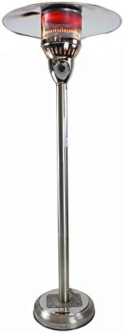 Lava Heat Italia Caldo Natural Gas Patio Heater, Stainless Steel