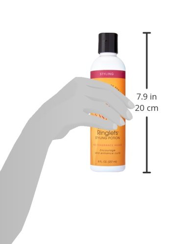 Jessicurl Rockin Ringlets Styling Potion, No Fragrance, 8 Ounce