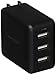 USB Wall Charger 3-Port 30W RAVPower Travel Charger Multi Port USB Charger Charging Station Adapter, Compatible iPhone Xs Max XR X 8 7 Plus, Ipad Pro Air Mini, Galaxy S9 S8 Note 8 and More (Black)