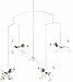 Doggy Dreams Hanging Nursery Mobile - 20 Inches - High Quality Cardboard - Handmade in Denmark by Flensted