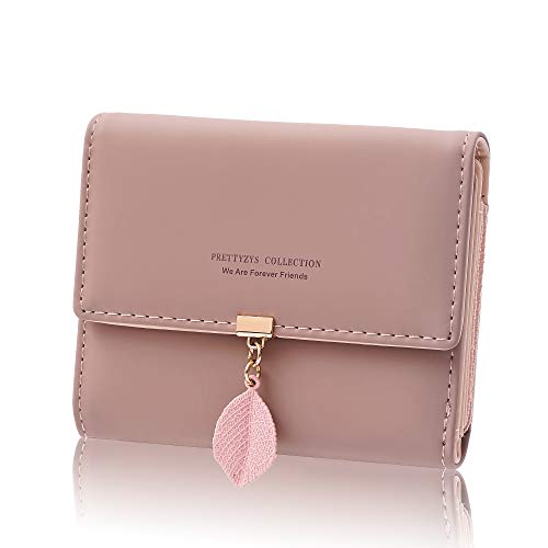 tri fold wallet with zipper pocket