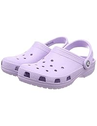Crocs Zuecos clásicos para adultos, Morado