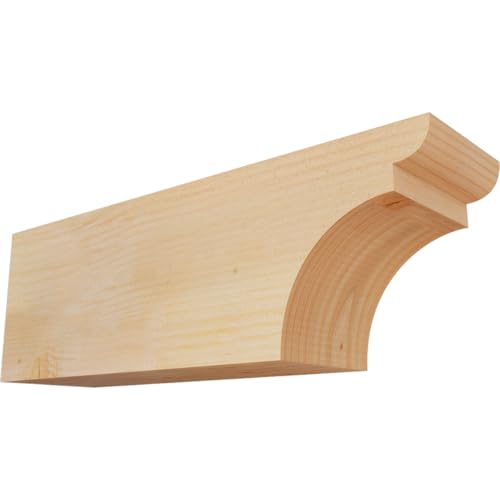 Ekena Millwork RFT06X08X24YOR00RDF Yorktown Rough Sawn Rustic Wood Rafter Tails…