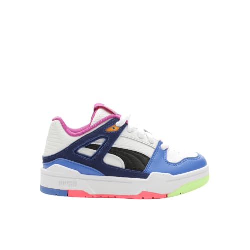 PUMA Kids Girls Slipstream Sunset Lace Up Sneakers Shoes Casual - White - Size 1 M at Amazon