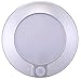 Cloudy Bay Motion Sensor Ceiling Light,120V 10W CRI90 5000K Bright Day Light,6.5 inch LED Flush Mount with Auto On/Off Sensor,Use for Garage,Walk-in Closet,Attic,Pantry Wet Location Silver Finish