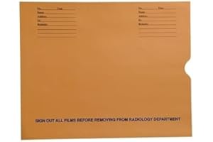 COLORTRIEVE Heavy Duty Negative Preserver - Printed, 14-1/2"H x 17-1/2"W, Brown Kraft, Box of 500