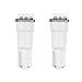 CCIYU 20x Car T5 5050 1SMD Wedge Xenon White LED Light Bulbs 74 17 18 37 70 73 2721 For side markers, running lights, corner bumper lights, license plate lights, instrument cluster