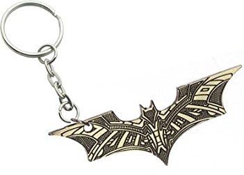 Uniqoutlet ® Gold Batman Logo Keychain