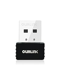 OURLINK AC600 adaptador de red y dongle WiFi doble banda USB de 600Mbps para laptop computadora de escritorio   Compatible con productos 802.11 a b g n (2.4 GHz 150Mbps, 5GHz 433Mbps)