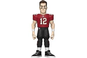 HOFSM.COM HALL OF FAME SPORTS MEMORABILIA Tom Brady Gold 5 Inch Funko POP! Football: Tampa Bay Buccaneers Figurine
