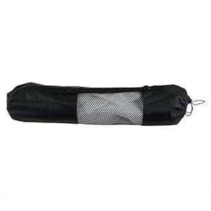 Garciakia Portable Yoga Pilates Mat Nylon Bag Carrier Mesh Case Adjustable Strap