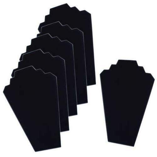 FANTASTIC :) Black Velvet Necklace Jewelry Display Organizer Stand 6pcs/Pack, 12.5inches - Thumbnail 3