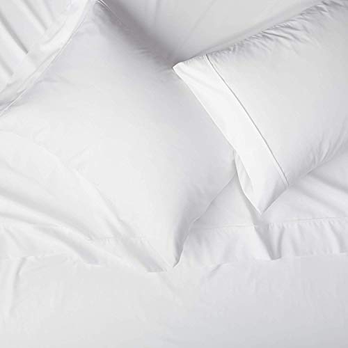 Glarea Pillow Cases Standard Size Bulk 24 Pack White Pillow Cases