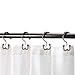 Amazon Basics Shower Curtain Hooks - Dual-Sided Hooks, Oil-Rubbed Bronze