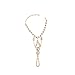 SUNSCSC Crystal Rhinestone Hand Harness Bangle Chain Link Finger Ring Bracelet Wedding Jewelry for Women