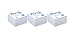 White Memo Paper Cube, 500 Paper Notes Per Pack. - Handy on Desk When You Need a Quick Note. (3-Pack)