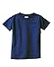 Rabbit Skins Baby Boys Fine Jersey Ribbed Collar T-Shirt,Navy,18 Months
