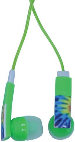It's All Good Tie Dye Earbuds - Green by yby