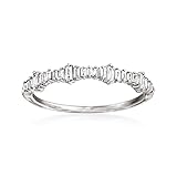 Ross-Simons 0.20 ct. t.w. Baguette Diamond Ring in