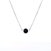 ALUCKY Aromatherapy Essential Oil Diffuser Necklace Lava Stone Pendant,Stainless Steel Chain,Simple and Delicate- Perfect Gift for Valentine's Day!