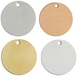 Stamping Out Loud 1 1/4 inch disc with 2.5mm hole Stamping Blanks Brass 24G Qty 25