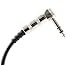 CablesOnline 4inch 3.5mm Stereo Female to 1/4inch (6.35mm) Professional Premium Grade Stereo Right Angle Plug Audio Adapter, AV-A33CR