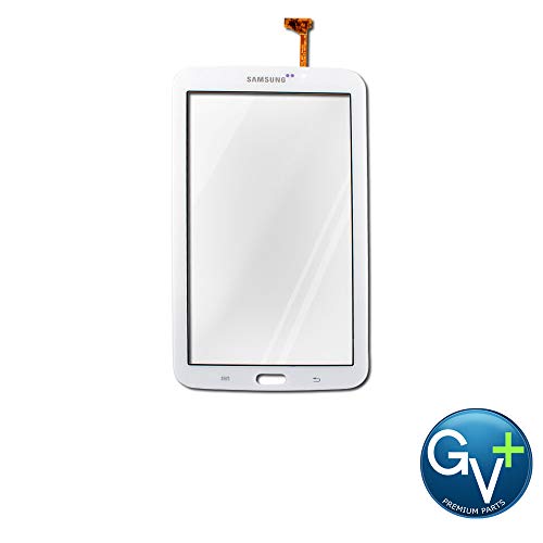 Group Vertical Replacement Touch Screen Digitizer Compatible with Galaxy Tab 3 7.0 - GT-P3200/SM-T211, 3210/SM-T210, P3220/SM-T217A (White) (GV+ Performance)