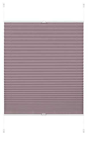 Gardinia Pleated Blind, Polyester Pink, 70 x 130 cm