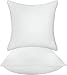 Utopia Bedding Microfiber Square Pillow (Standard 18x18, WHITE), 2 Pack