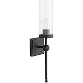 Quorum Lighting 560-1-59 Lee Boulevard Wall Mount, 1-Light 100 Watts, Matte Black