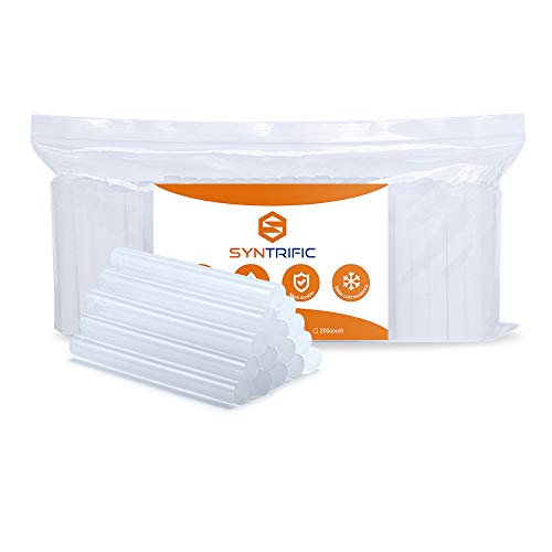 Hot Glue Gun Sticks (Huge Bulk Pack of 5LB) Clear Full Size 10" Long x 0.44" Diameter Compatible with Full Size Industrial Glue Guns