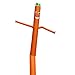 20ft 18'' Inflatable Tube Sky Puppet Tube Man Air Puppet Wind Flying Air Sky Tube Promotional Balloons Advertising Waver People Dancer NO Blower (Orange)