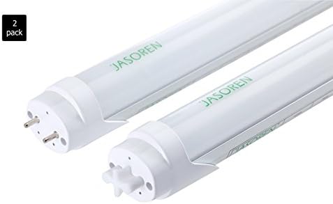 Jasoren LED Tube T8 4ft 10-pack 18W Frosted Daylight - 5000K 1800Lm AL+PC UL listed Single-Ended