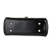 Fashion Road Womens Modern Retro Top Handle Bag Pu Leather Satchel Handbag Black