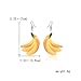 Fashion Drop Dangle Earrings Sets,Trendy Statement Creative Funny Cute Acrylic Fruit Earrings Sets Design Creative Personalized For Women Teen Girls (H)
