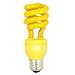 Feit Electric ESL13T/BUG 13-Watt Compact Fluorescent Mini Twist Bug (60-Watt Incandescent Equivalent), Yellow